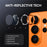 NORTHJO For Samsung Galaxy S26 Ultra Camera Lens Protector Rhinestone Ring Tempered Glass Lens Film (Complete Coverage) - Orange - 4
