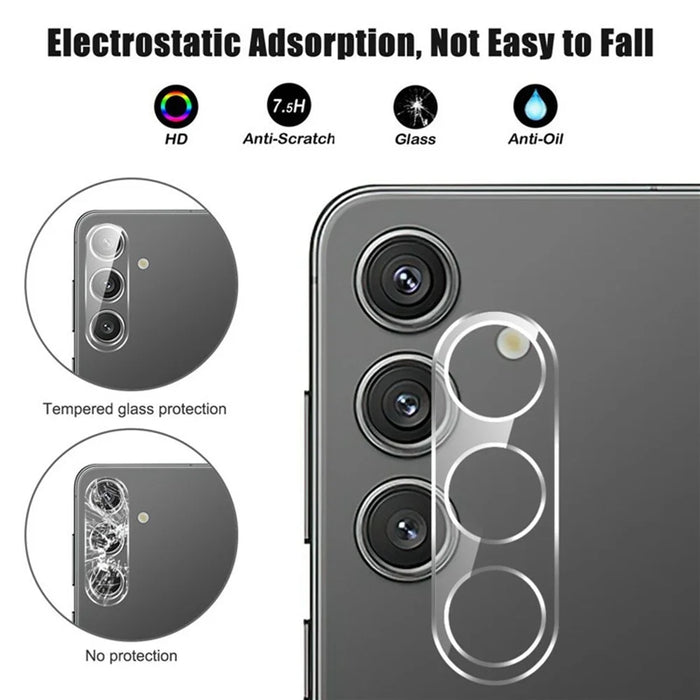 For Samsung Galaxy S26 Full Covering High Transparency Anti-explosion AGC Glass Rear Camera Lens Protector - 3