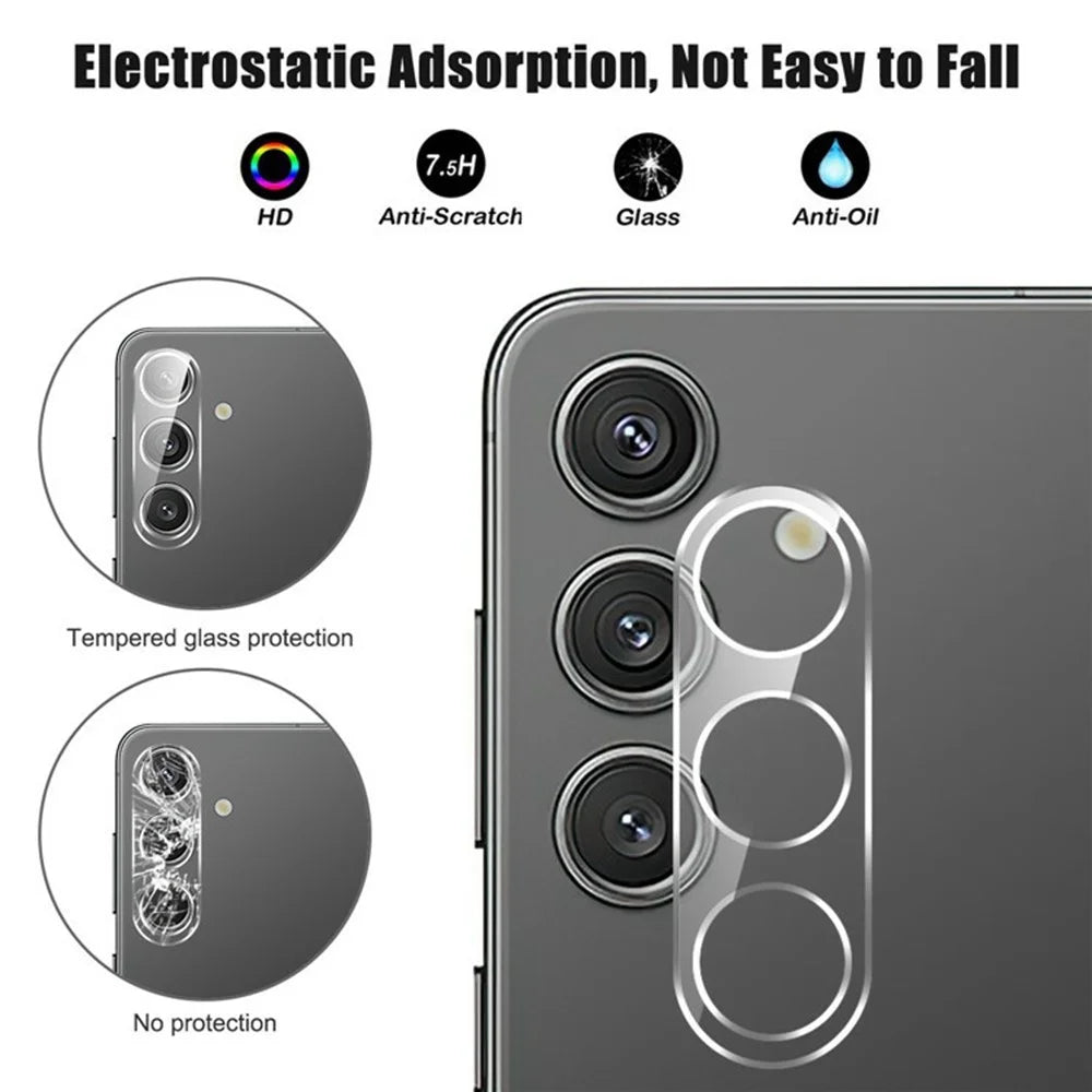 For Samsung Galaxy S26+ Full Covering High Transparency Anti-explosion AGC Glass Rear Camera Lens Protector - 3