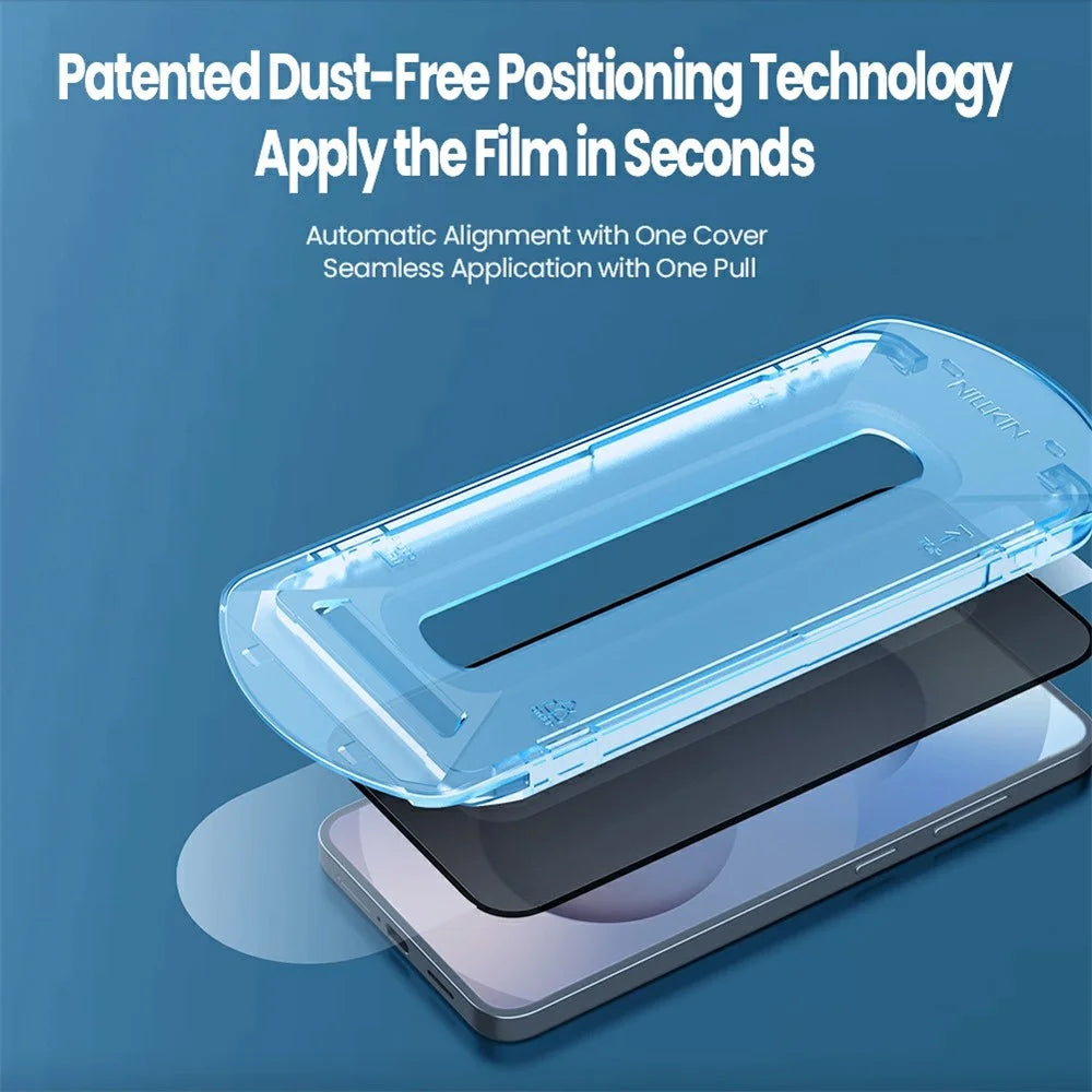 NILLKIN For Samsung Galaxy S26 Anti-Peep Screen Protector Anti-Scratch AGC Glass Full Screen Film - 5