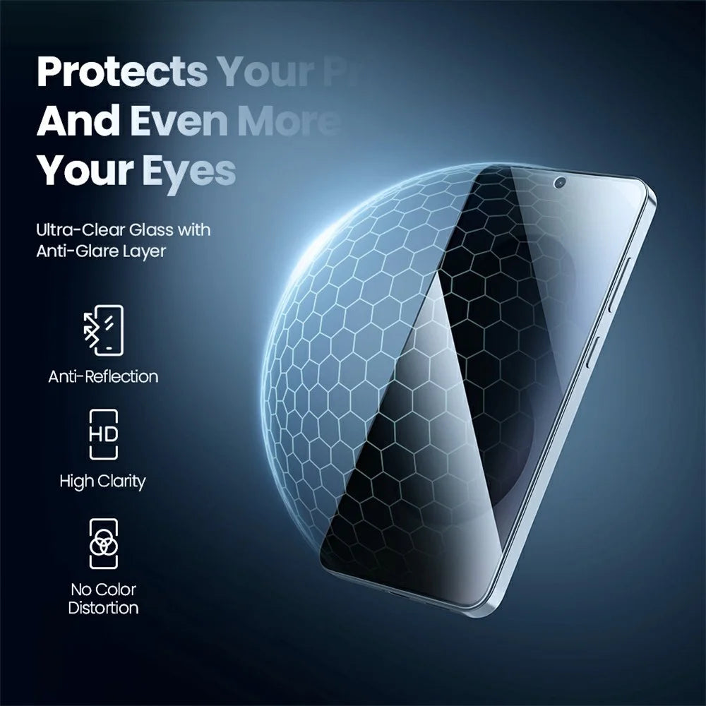 NILLKIN For Samsung Galaxy S26 Anti-Peep Screen Protector Anti-Scratch AGC Glass Full Screen Film - 7