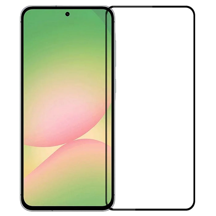 MOFI For Samsung Galaxy A37 5G Screen Protector 9H Full Glue Full Coverage High Aluminum-Silicon Glass Film - Black - 1