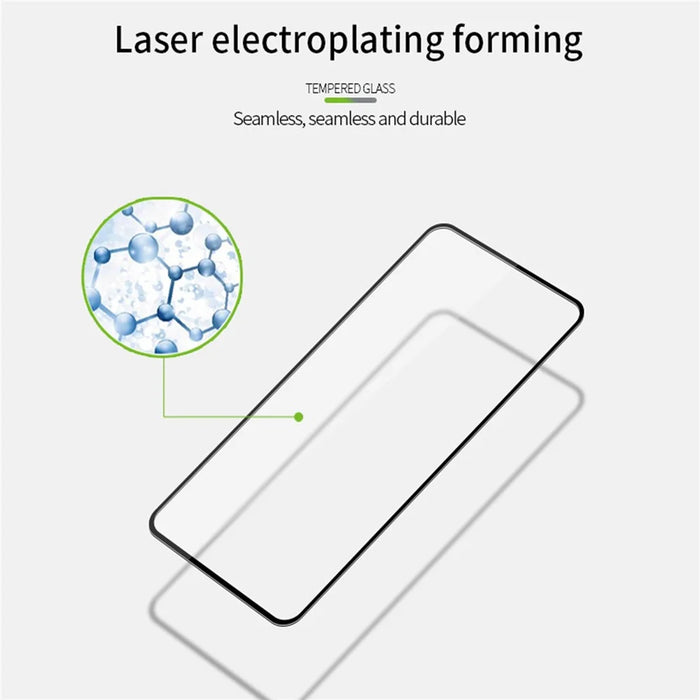 MOFI For Samsung Galaxy A37 5G Screen Protector 9H Full Glue Full Coverage High Aluminum-Silicon Glass Film - Black - 5
