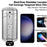 IMAK 3Pcs For Samsung Galaxy S23 / S22 5G Tempered Glass Full Screen Protector Full Glue Film with Dust-free Installation Tool (Fingerprint Unlock) - Black - 4