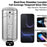 IMAK 3Pcs For Honor 500 5G / 500 Pro 5G Tempered Glass Full Screen Protector Full Glue Film with Dust-free Installation Tool (Fingerprint Unlock) - Black - 3