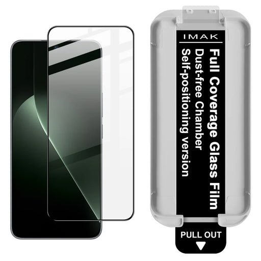 IMAK 3Pcs For Honor GT Tempered Glass Full Screen Protector Full Glue Film with Dust-free Installation Tool (Fingerprint Unlock) - Black - 2