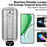 IMAK 3Pcs Tempered Glass Full Screen Protector for Honor Magic8 Lite 5G / X9d 5G / X70 5G Full Glue Film with Dust-free Installation Tool (Fingerprint Unlock) - Black - 3