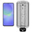 IMAK 3Pcs For Samsung Galaxy A35 5G / A55 5G Tempered Glass Full Screen Protector Full Glue Film with Dust-free Installation Tool (Fingerprint Unlock) - Black - 3