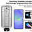 IMAK 3Pcs For Samsung Galaxy A35 5G / A55 5G Tempered Glass Full Screen Protector Full Glue Film with Dust-free Installation Tool (Fingerprint Unlock) - Black - 4