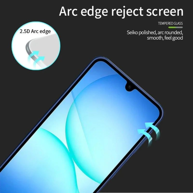 PINWUYO For Samsung Galaxy A27 5G Tempered Glass Film  JK Series-2 9H Full Glue Full Screen Protector - Black - 2