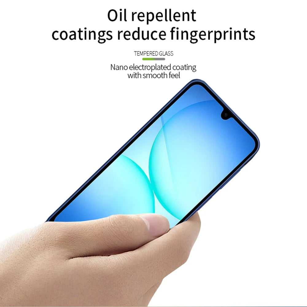 MOFI For Samsung Galaxy A27 5G Screen Protector  9H 3D Curved Full Glue Full Coverage Tempered Glass Film - Black - 4