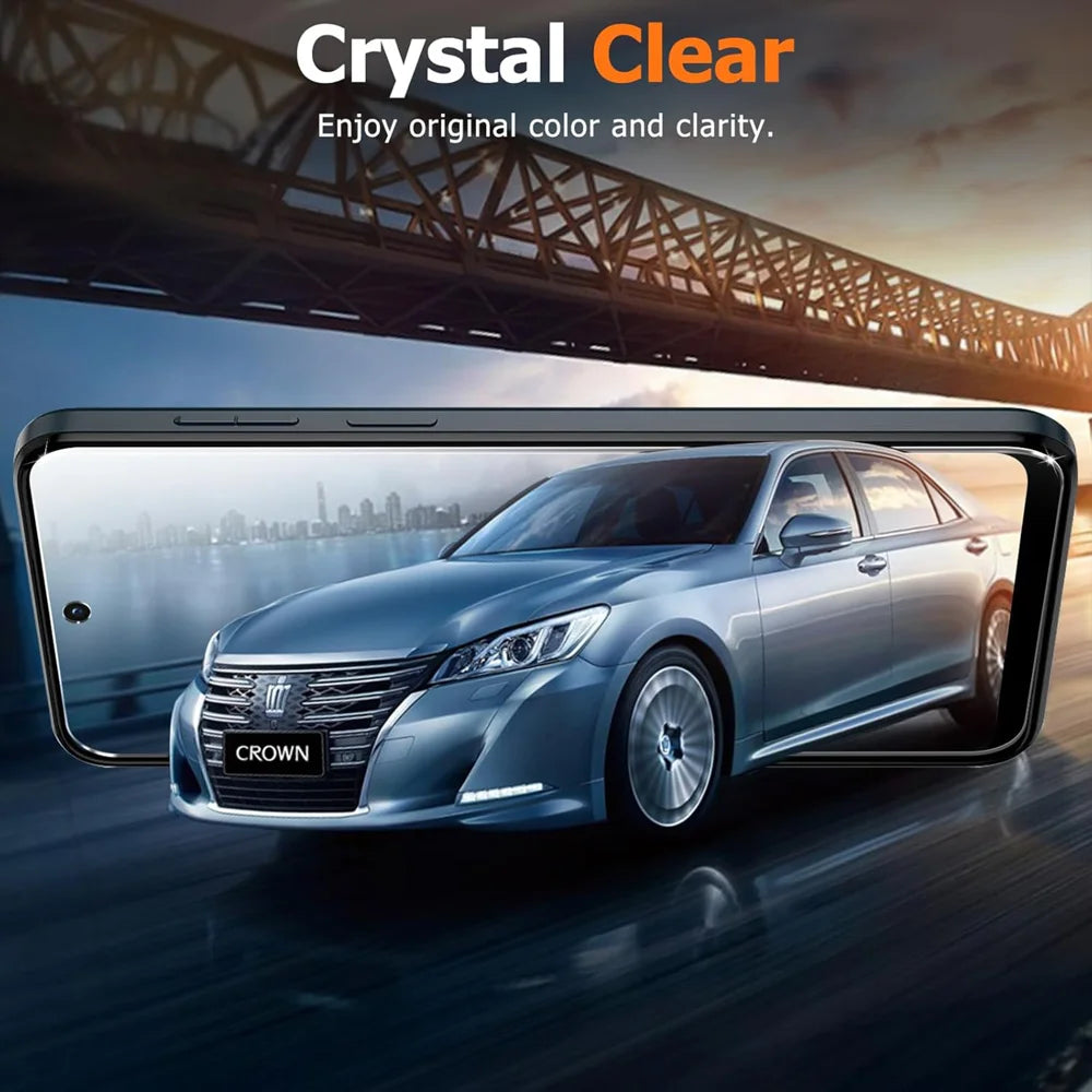 For Motorola Moto G17 Power 4G / G17 4G / G15 4G / G15 Power 4G 10Pcs HD Screen Protector High Aluminium-silicon Anti-fingerprint Tempered Glass Film (Not Complete Covering) - As Shown - 2
