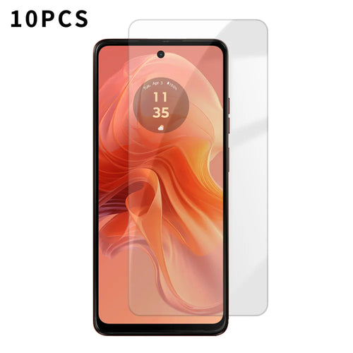 For Motorola Moto G04 5G 10Pcs HD Screen Protector High Aluminium-silicon Anti-fingerprint Tempered Glass Film (Not Complete Covering) - As Shown - 1