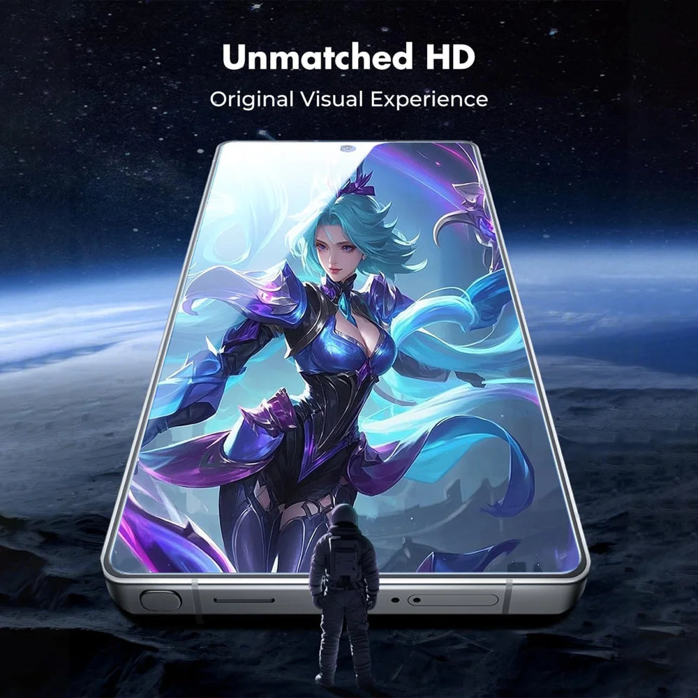 For Samsung Galaxy S24 Ultra 10Pcs HD Screen Protector High Aluminium-silicon Anti-fingerprint Tempered Glass Film (Not Complete Covering) - As Shown - 3