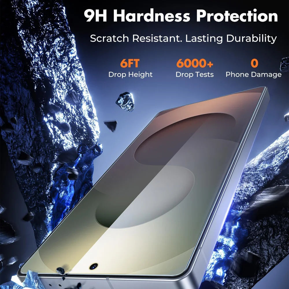 For Samsung Galaxy S24 Ultra 10Pcs HD Screen Protector High Aluminium-silicon Anti-fingerprint Tempered Glass Film (Not Complete Covering) - As Shown - 6