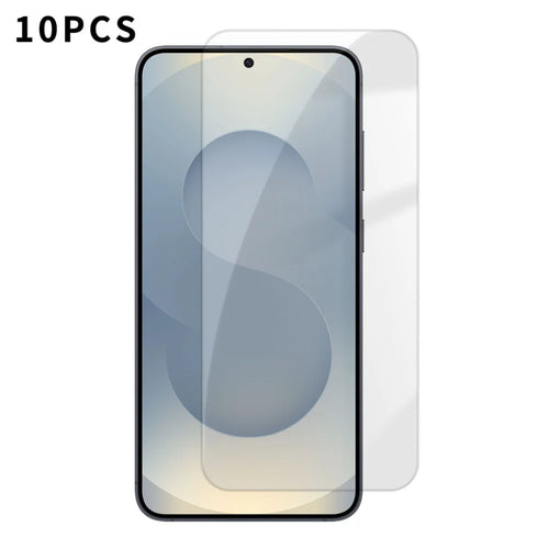 For Samsung Galaxy S25+ 10Pcs HD Screen Protector High Aluminium-silicon Anti-fingerprint Tempered Glass Film (Not Complete Covering) - As Shown - 1