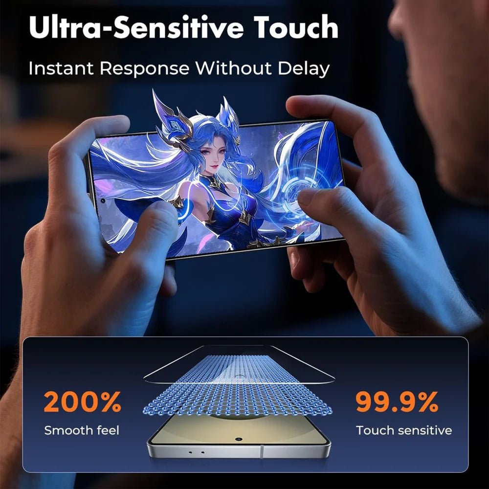 For Samsung Galaxy A27 5G 10Pcs HD Screen Protector High Aluminium-silicon Anti-fingerprint Tempered Glass Film (Not Complete Covering) - As Shown - 4