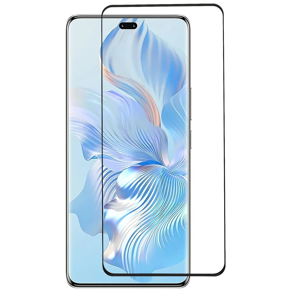 For Honor 80 5G Complete Covering HD 3D Curved Screen Protector Side Glue Anti-explosion Tempered Glass Protective Film - 1