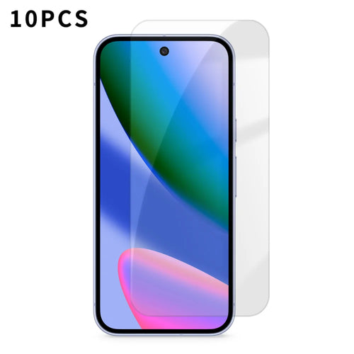 For Google Pixel 10 10Pcs HD Screen Protector High Aluminium-silicon Anti-fingerprint Tempered Glass Film (Not Complete Covering) - As Shown - 1