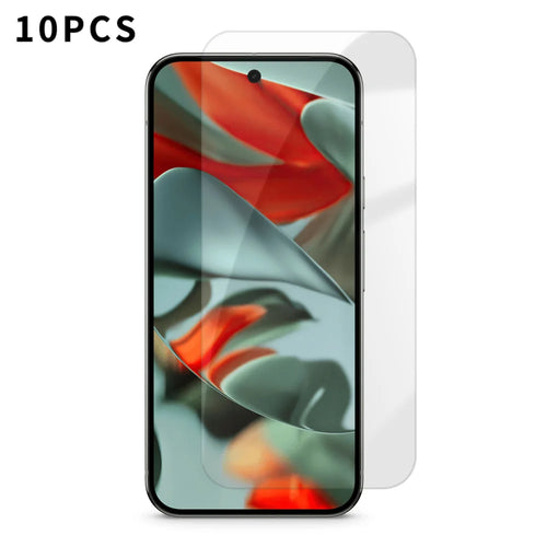 For Google Pixel 9 Pro XL 10Pcs HD Screen Protector High Aluminium-silicon Anti-fingerprint Tempered Glass Film (Not Complete Covering) - As Shown - 1