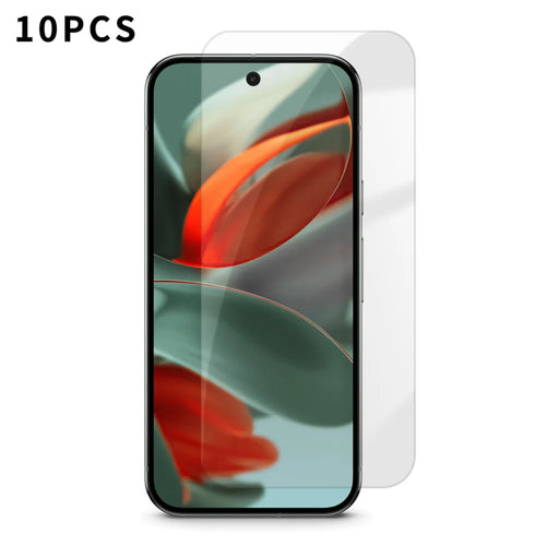 For Google Pixel 9 Pro 10Pcs HD Screen Protector High Aluminium-silicon Anti-fingerprint Tempered Glass Film (Not Complete Covering) - As Shown - 1
