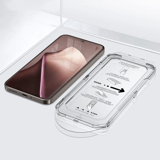 XUNDD XDTG-004 Full Screen Protector For vivo V60 Lite 4G  /  V60 Lite 5G Full Glue 0.33MM 2.5D HD High Aluminium Silicon Glass Film with Dust Removal Tool  - Transparent - 1