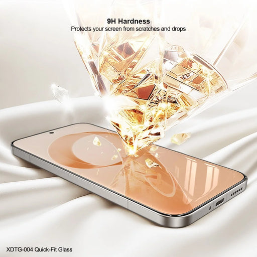 XUNDD XDTG-004 Full Screen Protector For vivo V60 Lite 4G  /  V60 Lite 5G Full Glue 0.33MM 2.5D HD High Aluminium Silicon Glass Film with Dust Removal Tool  - Transparent - 2