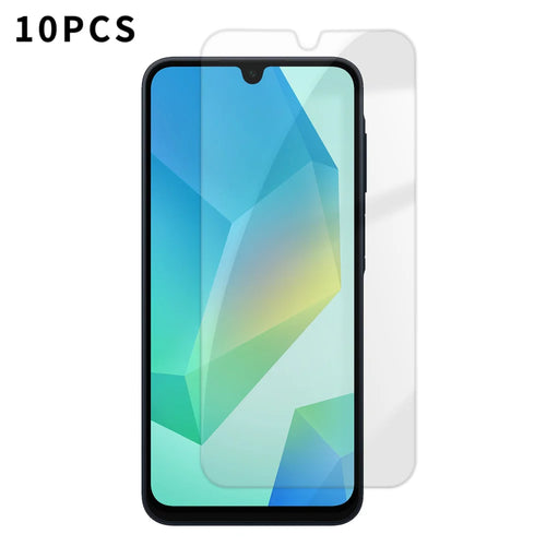For Samsung Galaxy A16 4G / Galaxy A16 5G 10Pcs HD Screen Protector High Aluminium-silicon Anti-fingerprint Tempered Glass Film (Not Complete Covering) - As Shown - 1