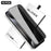 For iPhone 15 Pro Max 10Pcs Anti-Spy Full Screen Protector 360 Degree Privacy High Aluminium-silicon Glass Film - Black - 1