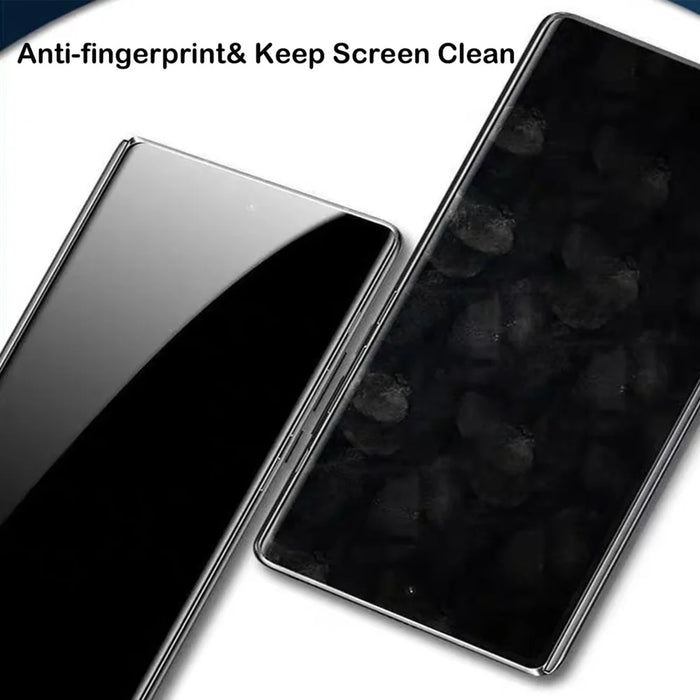 For Samsung Galaxy Z Fold5 5G 10Pcs Anti-Spy Full Screen Protector 360 Degree Privacy High Aluminium-silicon Glass Film - Black - 5