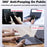 For Samsung Galaxy Z Fold5 5G 10Pcs Anti-Spy Full Screen Protector 360 Degree Privacy High Aluminium-silicon Glass Film - Black - 6