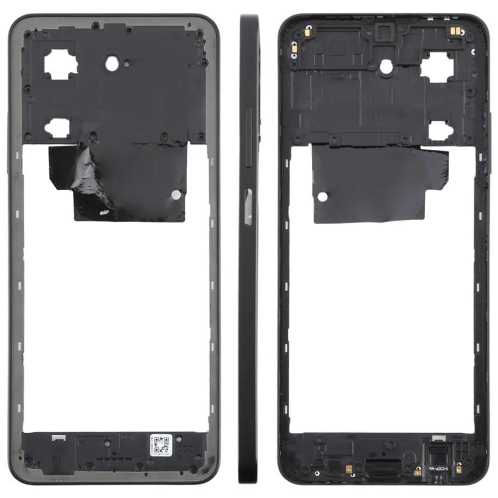 For Xiaomi Poco C71 4G  /  Redmi A5 4G (171.7mm) OEM Middle Housing Plate Frame Part (Without Logo) - Black - 1