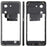 For Xiaomi Poco C71 4G  /  Redmi A5 4G (171.7mm) OEM Middle Housing Plate Frame Part (Without Logo) - Black - 1