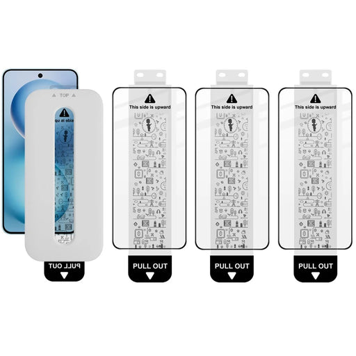 IMAK 3Pcs Tempered Glass For vivo S30 5G  /  S20 5G Full Screen Protector Full Glue Film with Dust-free Installation Tool (Fingerprint Unlock) - 1