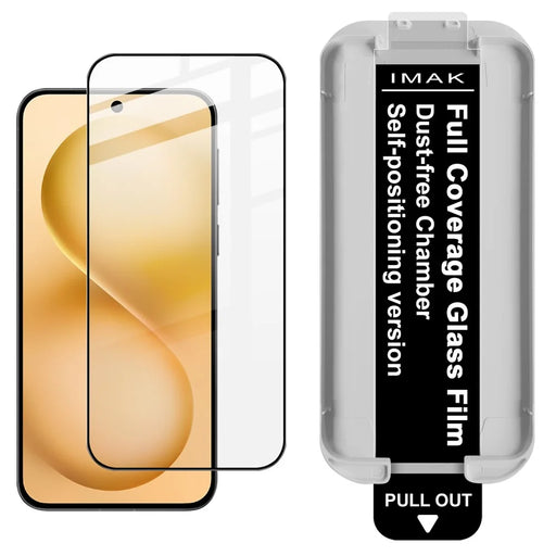 IMAK 3Pcs For vivo S30 Pro mini 5G Tempered Glass Full Screen Protector Full Glue Film with Dust-free Installation Tool (Fingerprint Unlock) - 2
