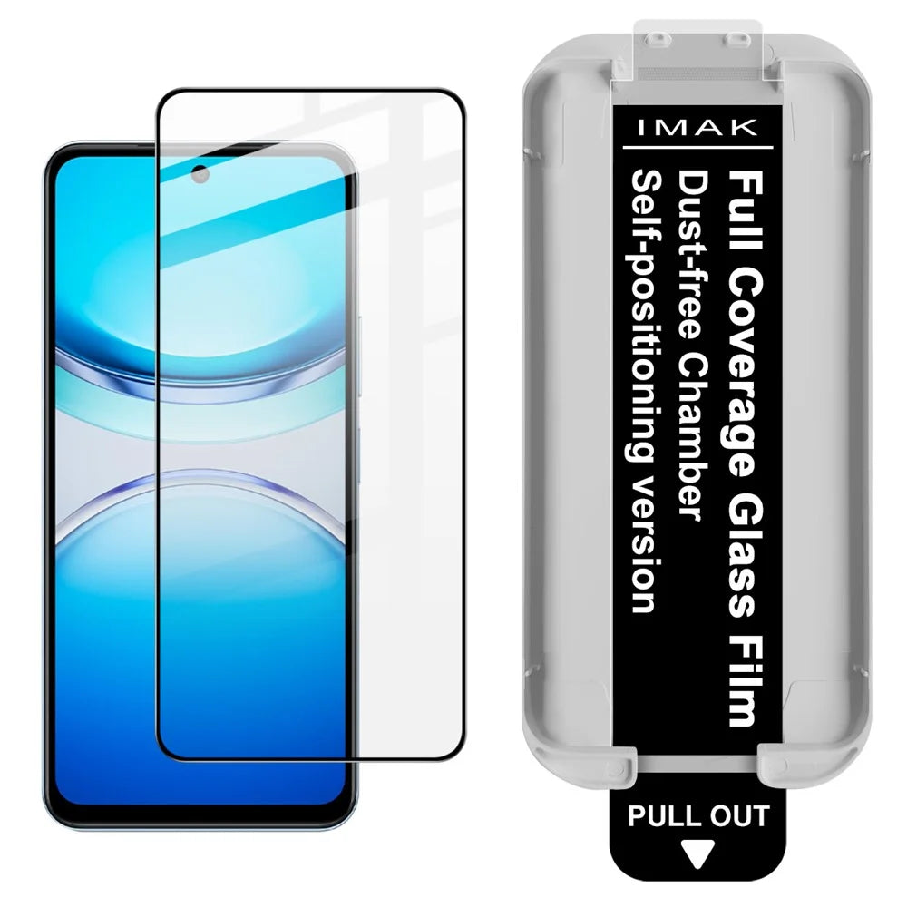 IMAK 3Pcs Tempered Glass Full Screen Protector For vivo Y300t 5G  /  Y300i 5G Full Glue Film with Dust-free Installation Tool - 2