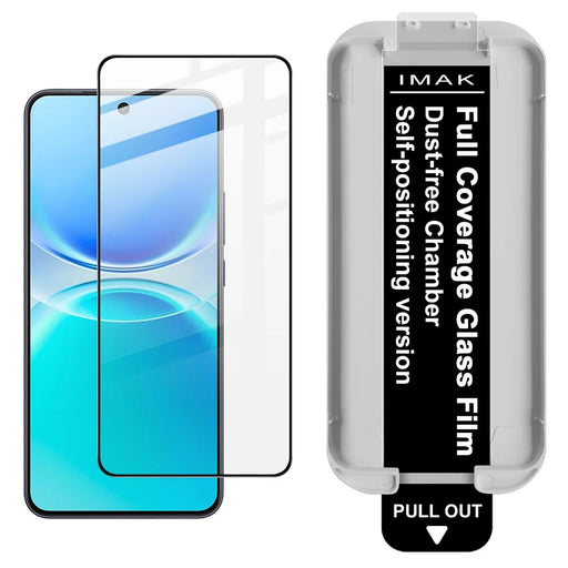 IMAK 3Pcs For vivo Y500 Pro 5G Tempered Glass Full Screen Protector Full Glue Film with Dust-free Installation Tool (Fingerprint Unlock) - 2