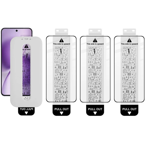 IMAK 3Pcs For vivo X200s 5G Tempered Glass Full Screen Protector Full Glue Film with Dust-free Installation Tool (Fingerprint Unlock) - 1