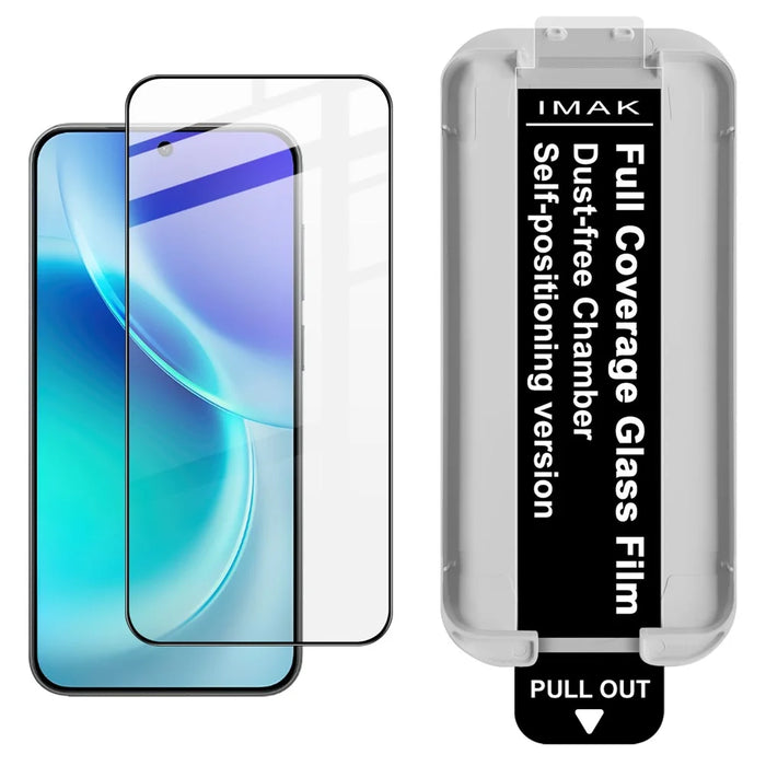 IMAK 3Pcs For  vivo X300 Pro 5G Tempered Glass Full Screen Protector Full Glue Film with Dust-free Installation Tool (Fingerprint Unlock) - 2