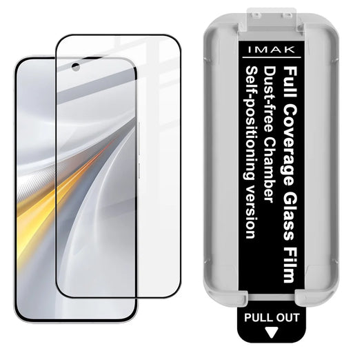 IMAK 3Pcs For vivo iQOO 15 5G Tempered Glass Full Screen Protector Full Glue Film with Dust-free Installation Tool (Fingerprint Unlock) - 2