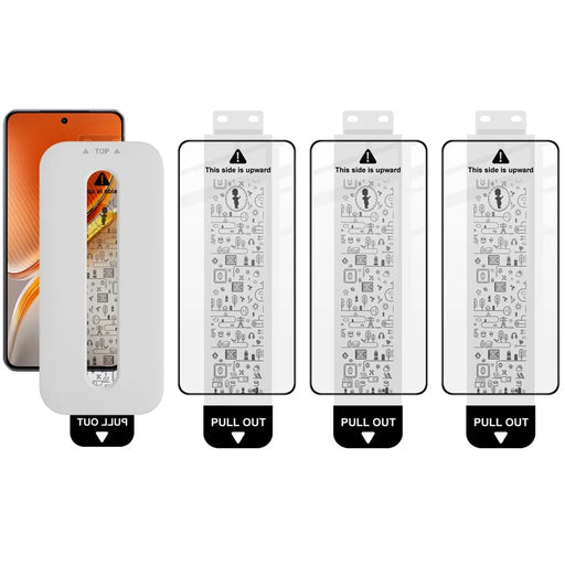 IMAK 3Pcs Tempered Glass For vivo iQOO Neo10 5G  /  iQOO Neo10 Pro 5G Full Screen Protector Full Glue Film with Dust-free Installation Tool (Fingerprint Unlock) - 1