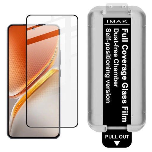 IMAK 3Pcs Tempered Glass For vivo iQOO Neo10 5G  /  iQOO Neo10 Pro 5G Full Screen Protector Full Glue Film with Dust-free Installation Tool (Fingerprint Unlock) - 2