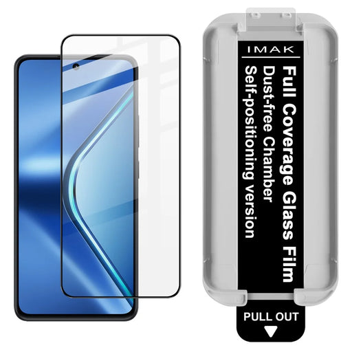 IMAK 3Pcs For Oppo K13 5G Tempered Glass Full Screen Protector Full Glue Film with Dust-free Installation Tool (Fingerprint Unlock) - 2