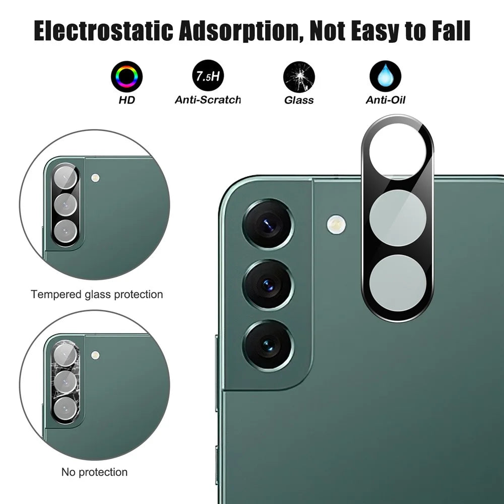 For Samsung Galaxy S23 Shatter-Proof HD Tempered Glass Ultra Clear Camera Lens Protector Film - 2