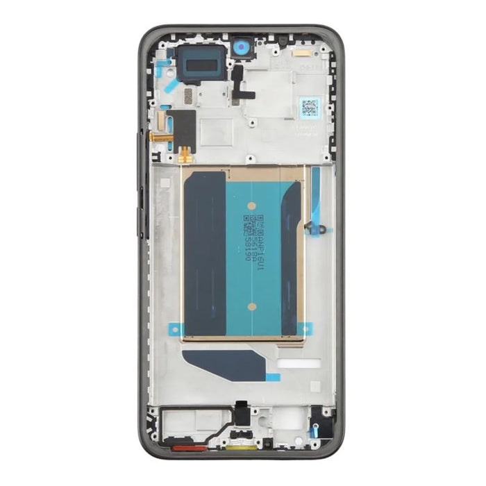 For Xiaomi Redmi Note 15 Pro+ 5G (Global) Middle Plate Frame Repair Part (A-Side) (without Logo) - Black - 2
