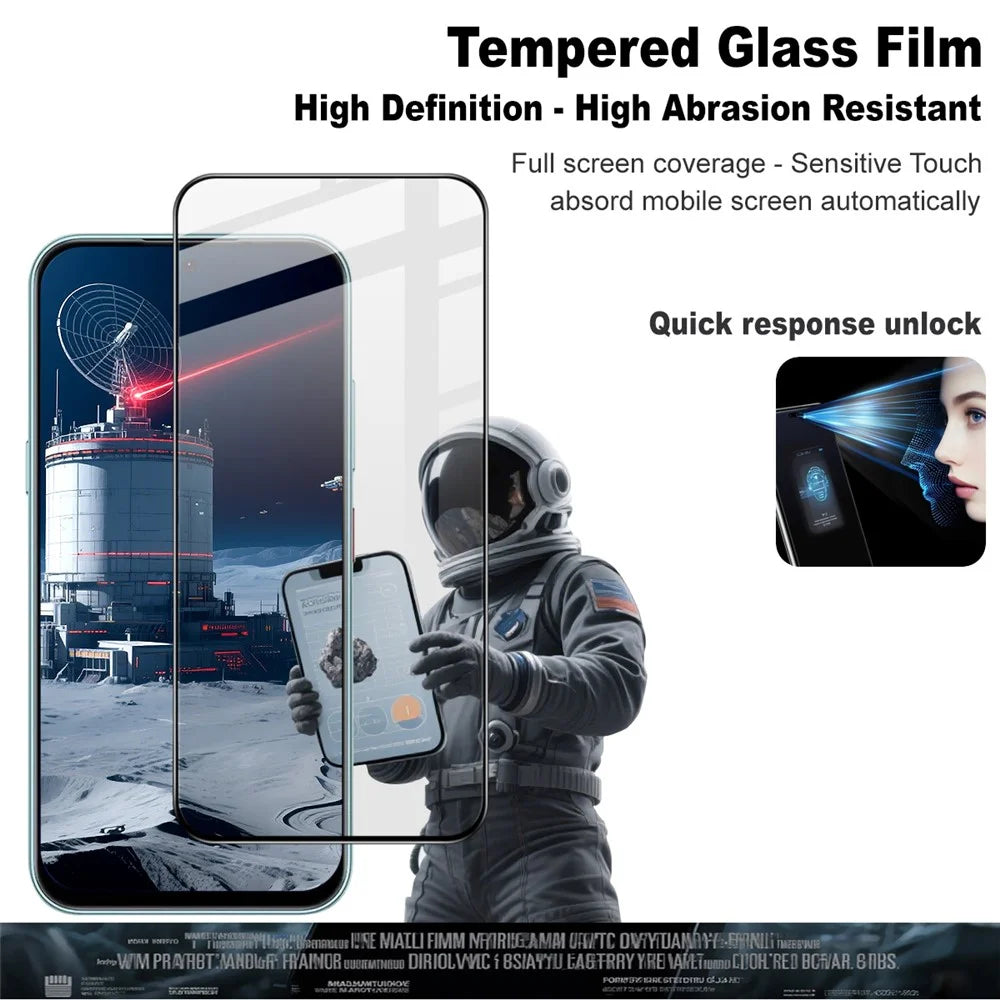IMAK Pro+ Series For ZTE Blade V80 Pro 4G / V80 Vita Tempered Glass Full Screen Protector Sensitive Touch Film - Transparent - 4