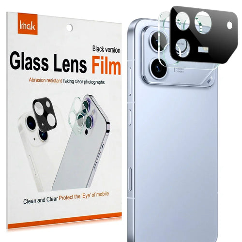 IMAK For Honor Win RT 5G Tempered Glass Full Cover Lens Film + Acrylic Cap - Black - 1