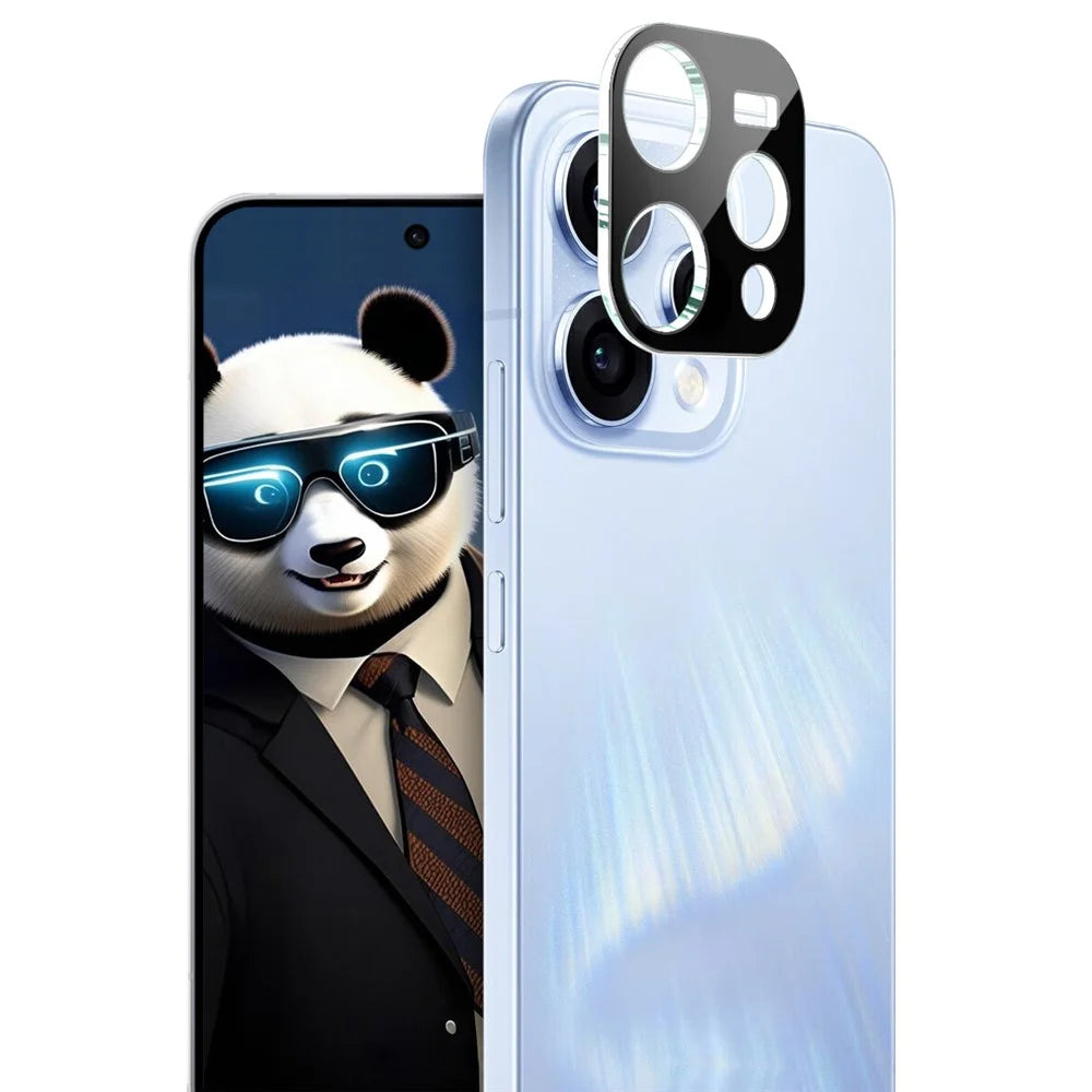 IMAK For Oppo Reno15 5G (Global) / Reno15c 5G (China) Tempered Glass Full Cover Lens Film + Acrylic Cap - Black - 2