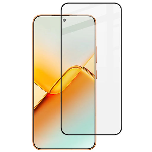IMAK Pro+ Series For Honor Power2 5G Screen Protector Full Coverage Tempered Glass Film (Fingerprint Unlock) - Black - 1