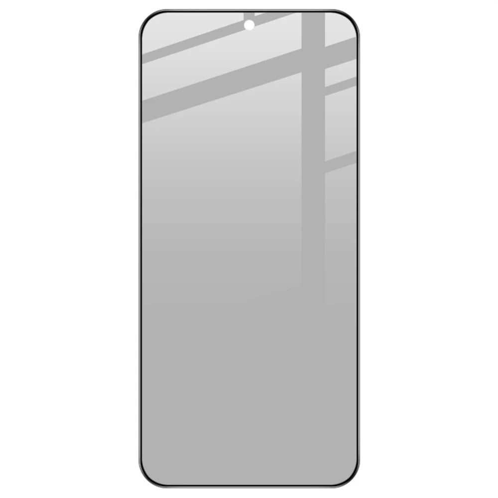 IMAK For Honor Power2 5G Privacy Screen Protector Anti Peep Full Cover Tempered Glass Film (Fingerprint Unlock) - Black - 3